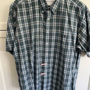 Ralph Lauren XL BLAIRE men’s short sleeve button down shirt